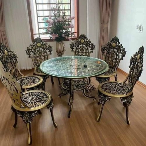 Bàn Ghế Nhôm Đúc